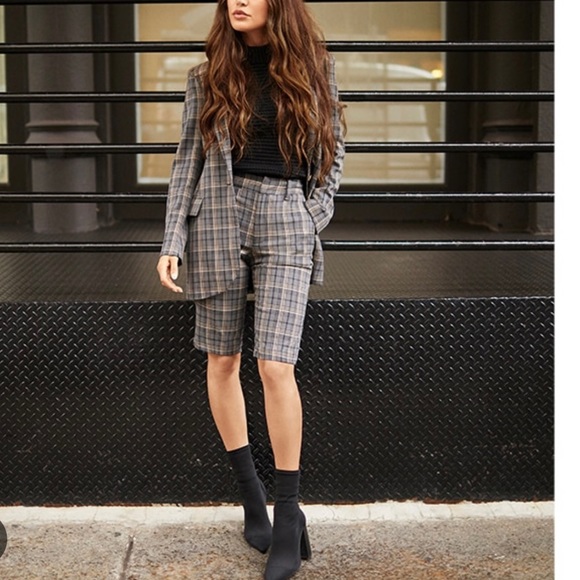 New Express X Negin Mirsalehi Oversized boyfriend blazer - Picture 1 of 5
